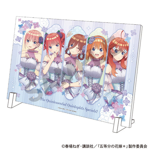 『五等分の花嫁*』A4アクリルパネル 紫陽花ドレス